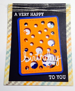 birthday shaker card