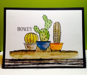 howdy cactus card